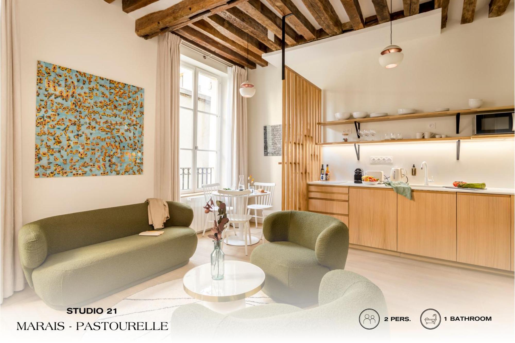 Beauquartier - Marais, Pastourelle Apartment Paris Bagian luar foto
