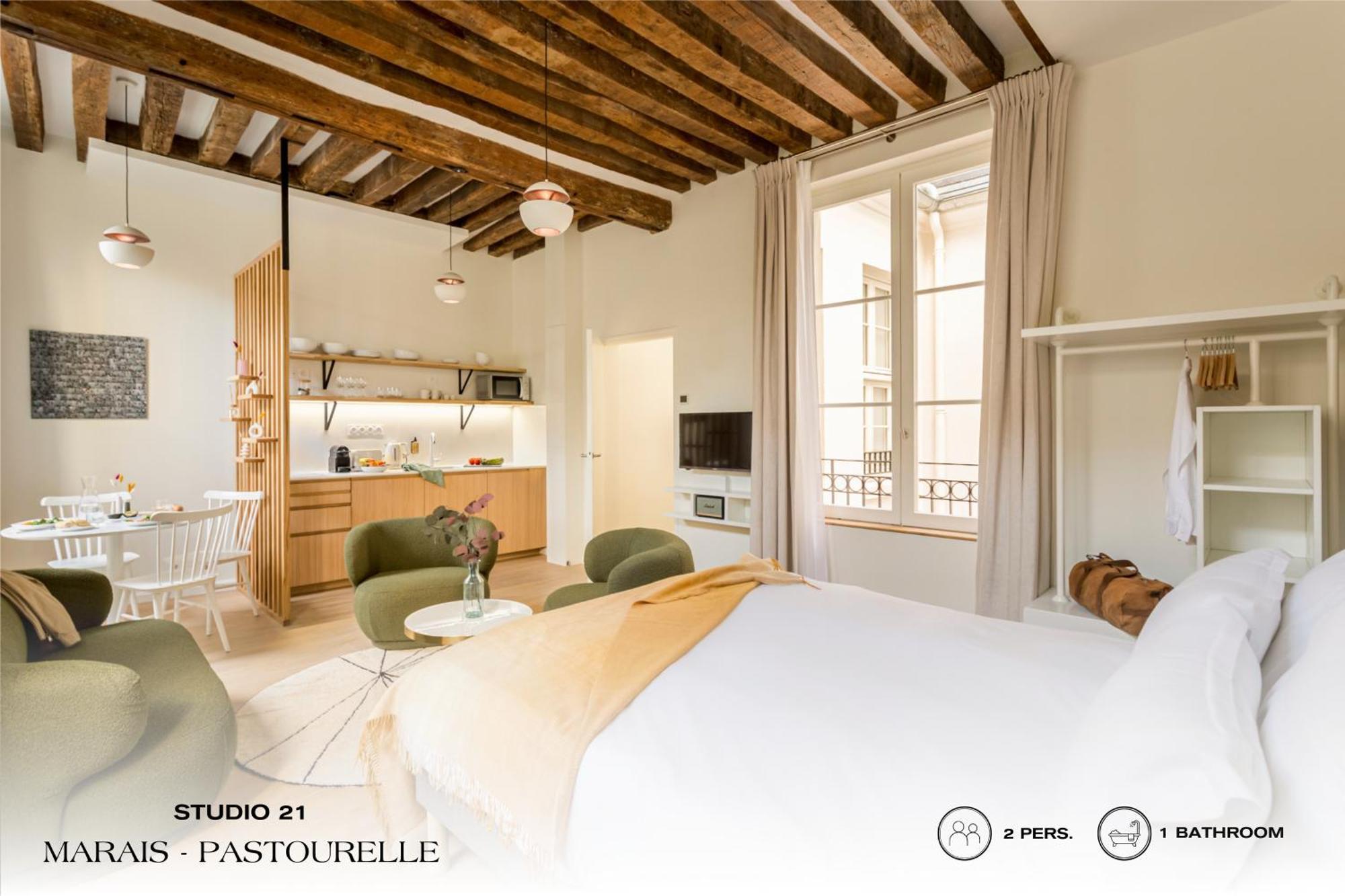 Beauquartier - Marais, Pastourelle Apartment Paris Bagian luar foto